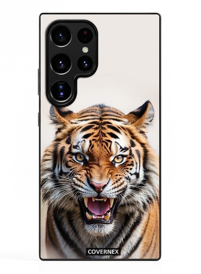 Covernex Samsung Galaxy S23 Ultra Protective Case Cover Printed Featuring Roaring Tiger - Image 2